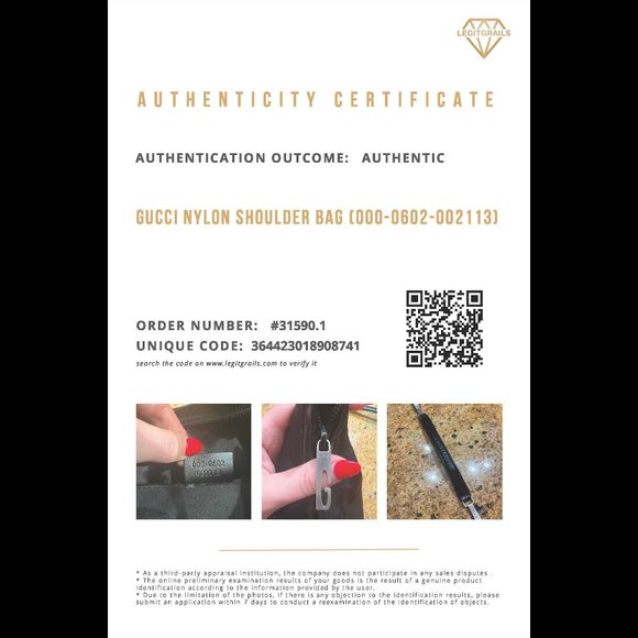 Authentic Gucci Shoulder Bag, Nylon + Leather, Vintage 90s / Y2K, Baguette Style - Picture 10 of 10